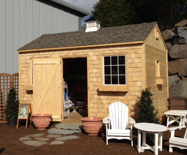 Cedar Storage Shed